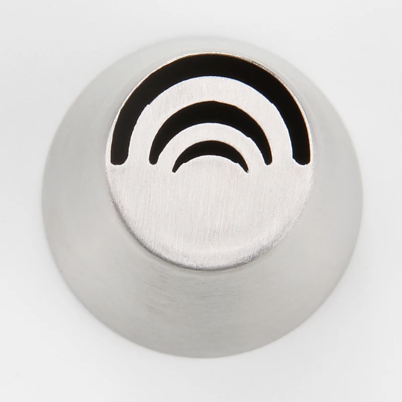 MRF Stainless Steel 18/8 Standard Russian Flower Petal Icing Nozzles,Cake Decorating Cupcake Piping Frosting Tips #NO41