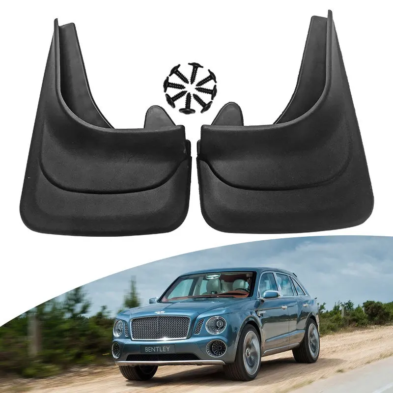 

For Universal 2-piece off-road vehicle black car mudguard Reduce dust Resist tire dirt car accessories tools