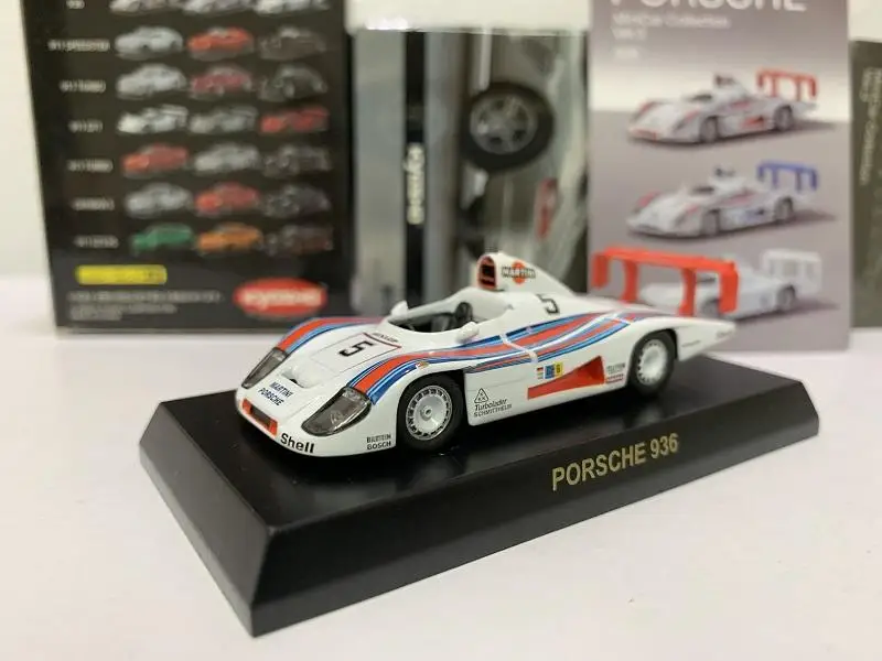 KYOSHO 1:64 PORSCHE 936 Martini #6 #5 Bộ Sưu Tập Chết Hợp Kim Xe Đẩy Mẫu Đồ Trang Trí Tặng Đồ Chơi