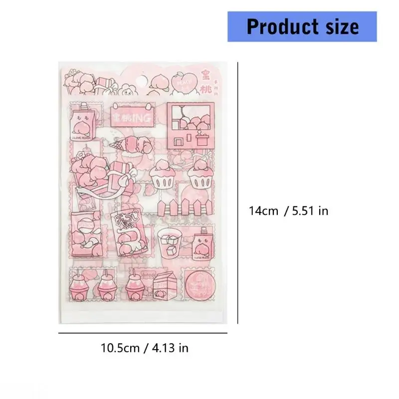 D08B Glittering Matte Finish Sticker For Scrapbooking Journal Planner Photo Album