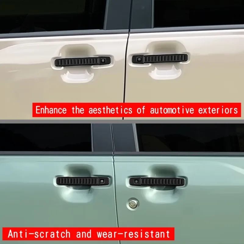 

Car Exterior Accessories For Mitsubishi Delica MINI 2026- Outer Door Handle Cover Trim Sticker Handel-A74F