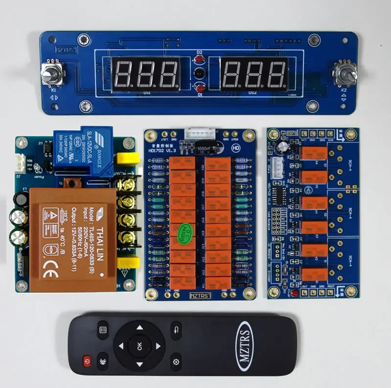 MZTRS Pre-amplifier Balance Remote Control Volume Control Board Passive Pre-amp Board Audio Source Selection Board