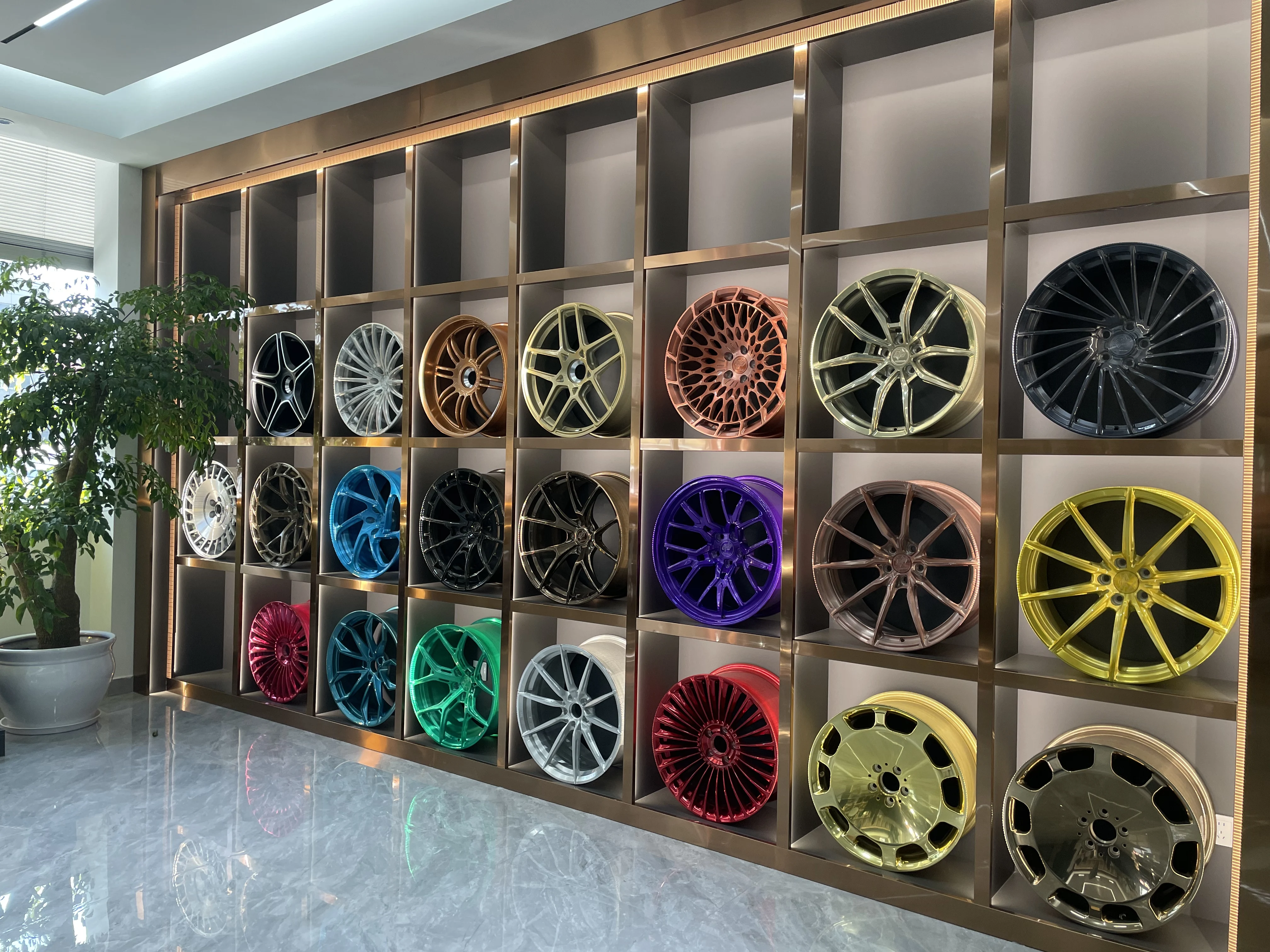 Ruote monoblocco forgiate Borui Cerchi in alluminio da 19-24 pollici per Zeekr Per Nio Per Land Rover Per Lincoln Per Cadillac