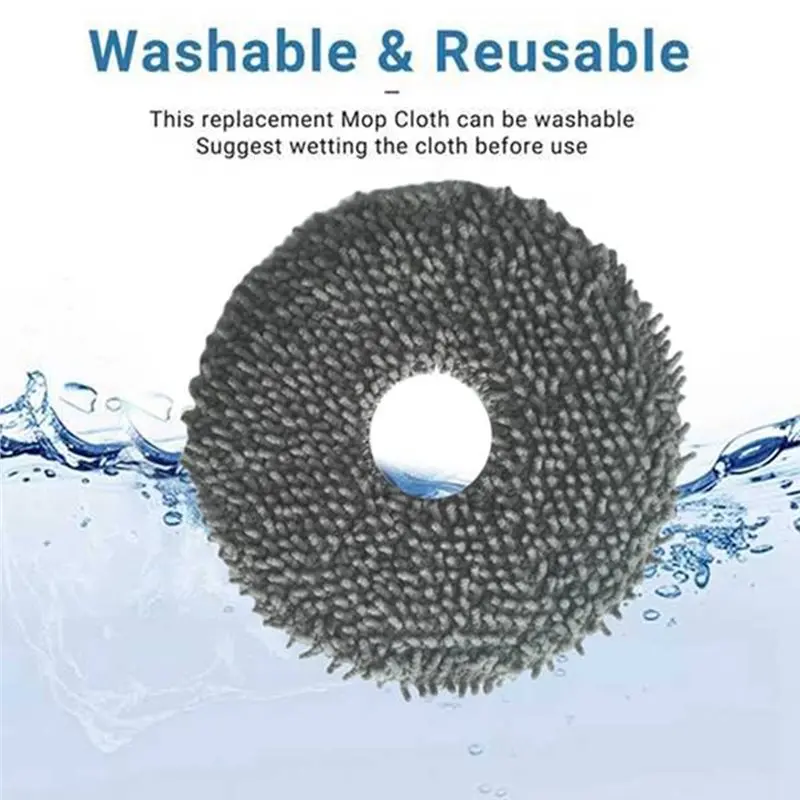 BBNV-For Karcher RCV5 Vacuum Cleaner Replacement Accessories- Main Roller Brush, Side Brush, Filter,& Mop Cloth