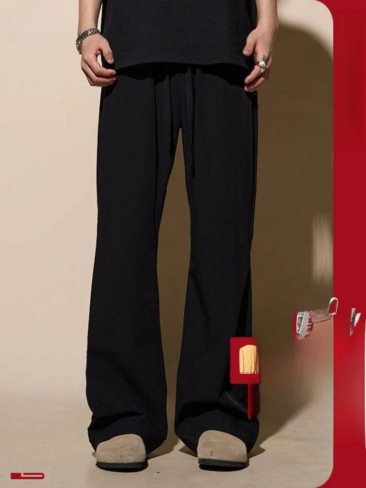 

Мужские летние брюки Loadmind из ледяного шелка с широкими штанинами, повседневные, свободные, быстросохнущие, с охлаждающим эффектом, в американском стиле, модные