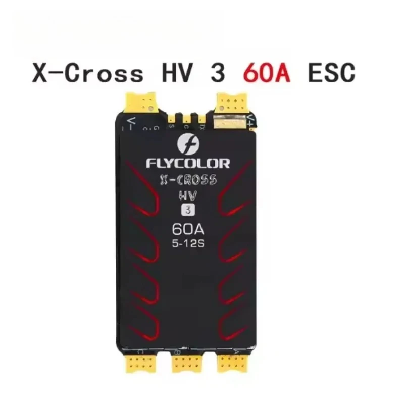 FLYCOLOR X-Cross HV3 60A-160A 5-12S 32Bit BLHeli-32 64MHz DShot ProShot Telemetry ESC for X-Class Racing