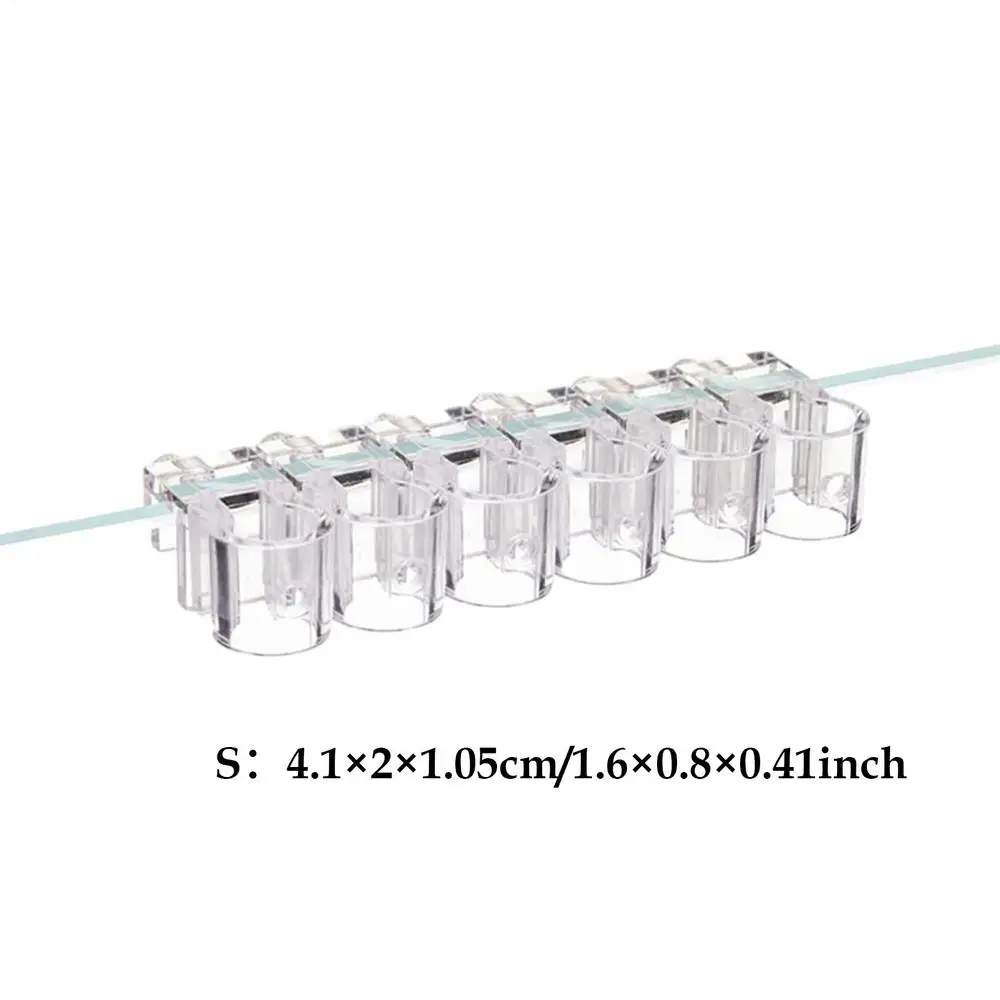 6 Stück Aquarium-Pflanzenhalter, transparente Pflanzhalterung, Mini-Pflanztopf zum Aufhängen, Aquarien-Pflanzenstütze für Fischbecken – Detail 12