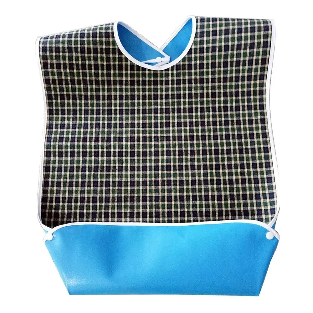 

Oversize Decorative Pattern Adult Saliva Towel Leak Proof Dirt Proof Bibclothes Old Age Bib Dining Bib