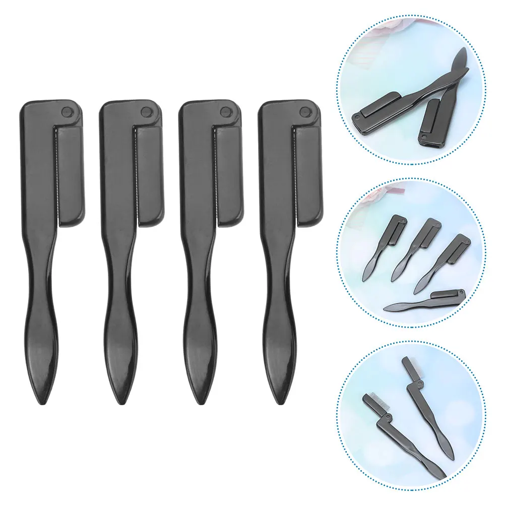 4 stuks wenkbrauwverzorgingskam creatief ontwerp make-up wenkbrauwborstel voor vrouwen cadeau wenkbrauwverzorgingshulpmiddel wenkbrauwkam