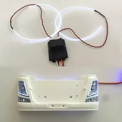 LED symulacja 5v światła do jazdy dla 1/14 Tamiya zdalnie sterowana ciężarówka samochód Scania 770S BENZ 3363 VOLVO FH16 MAN Diy części zabawki