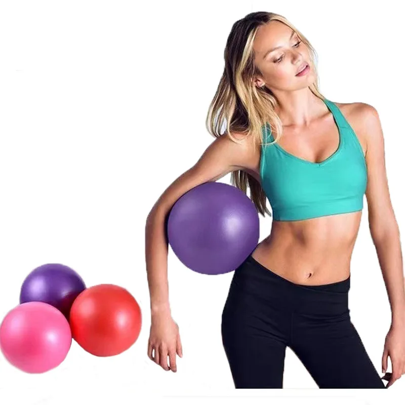 Yoga Pilates Explosion-Proof Ball Exercise Gymnastic Fitness Balance Gym Core Indoor Training Mini Balls Small Therapy Improves