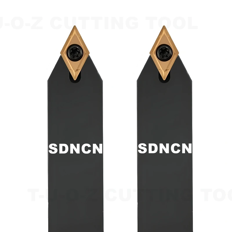 TUOZ SDNCN 62.5degrees External Turning Tool  1010 1212 1616 2020 2525 Cnc Holder Lathe Cutter Shank DCMT0702 DCMT11T3 Inserts
