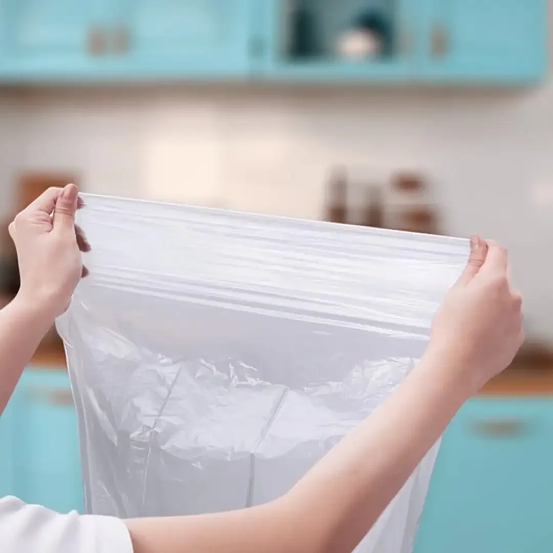 (عبوتان) أكياس قمامة برباط متعددة الأغراض سعة 21 جالونًا، غير معطرة، كيس قمامة مكون من 45 قطعة، أكياس قمامة صغيرة