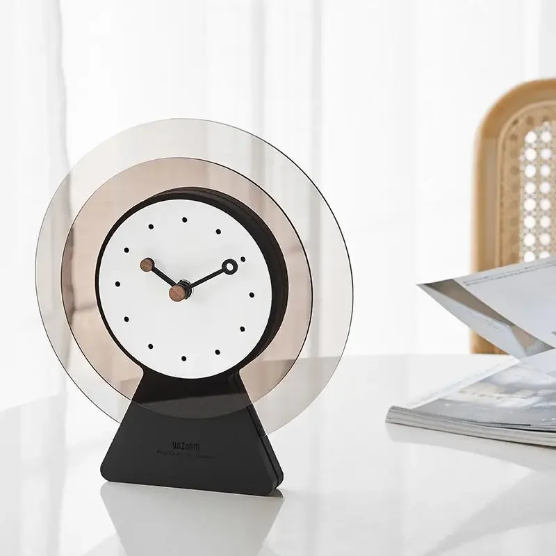New house quasi-seat clock, living room ornament, home decoration, office desktop TV cabinet, porch feeling