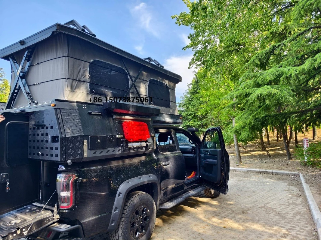 Outdoor Camping Van Tent - Luxury Pickup Camper Van Roof Tent,