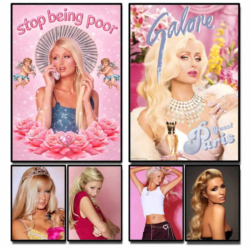 Celebrity Paris Hilton Poster High-definition poster stickers, suitable for bedroom, living room, home decoration