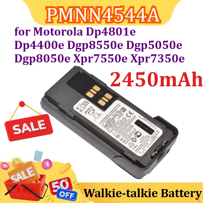 

PMNN4544A IMPRES 2450mAh Walkie-talkie Battery for Motorola Dp4801e Dp4400e Dgp8550e Dgp5050e Dgp8050e Xpr7550e Xpr7350e