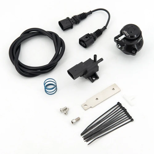 Imagen 2 del producto Válvula de descarga con kit de adaptación para Audi Seat Skoda VW 1,8 y 2,0 TSI GTI ea888 gen2 gen3 710D mk7 BOV-050-BK