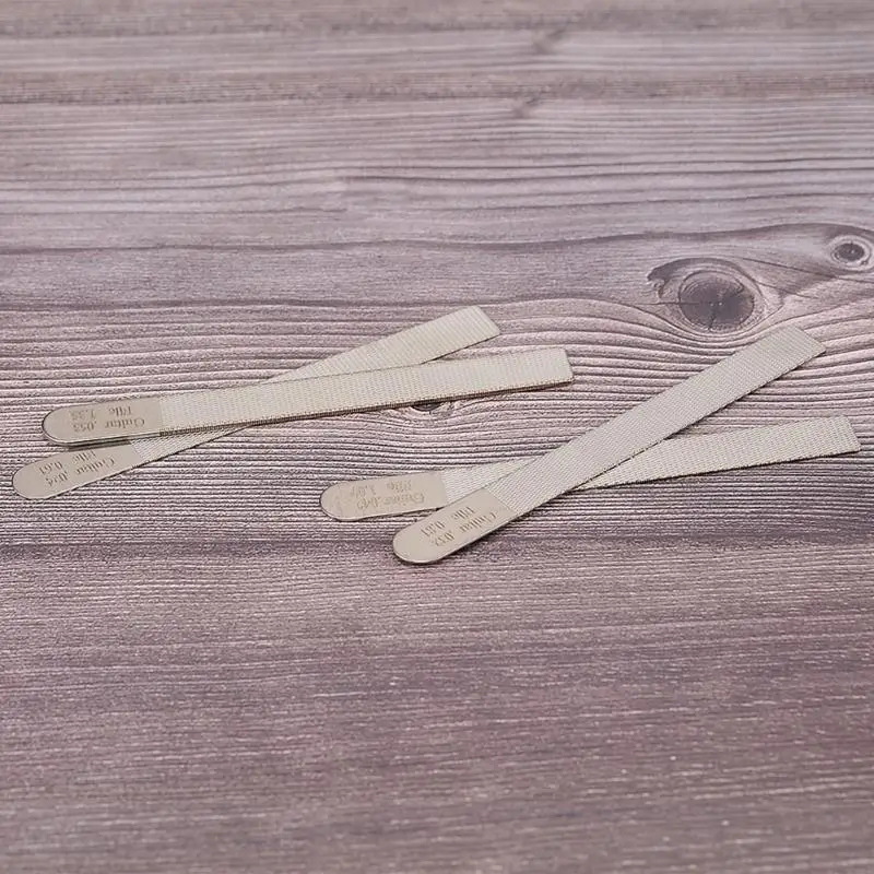 Luthier Filing Set Includes Stainless Steel Guitar Nut Repair Tool Bass File Set 