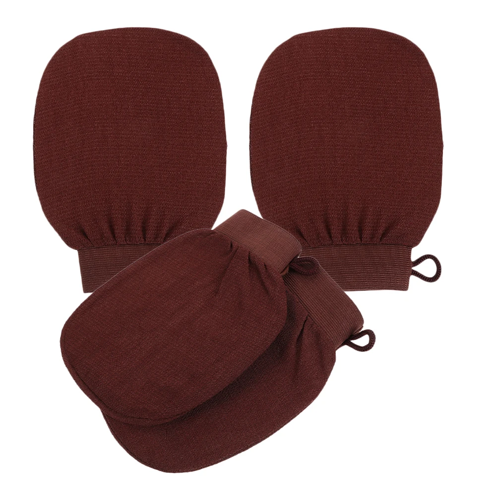 

4 Pcs Exfoliating Bath Gloves Shower Take Scrubbing Dead Skin Rayon Waterproof Mitts
