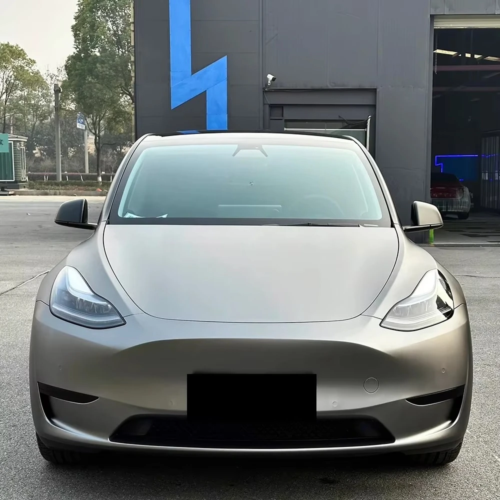 WRAPMASTER 1.52*16m TPU Grey Car Protective Film Self Healing Anti Scratch UV Proof Glossy Color Changing PPF Film for Body