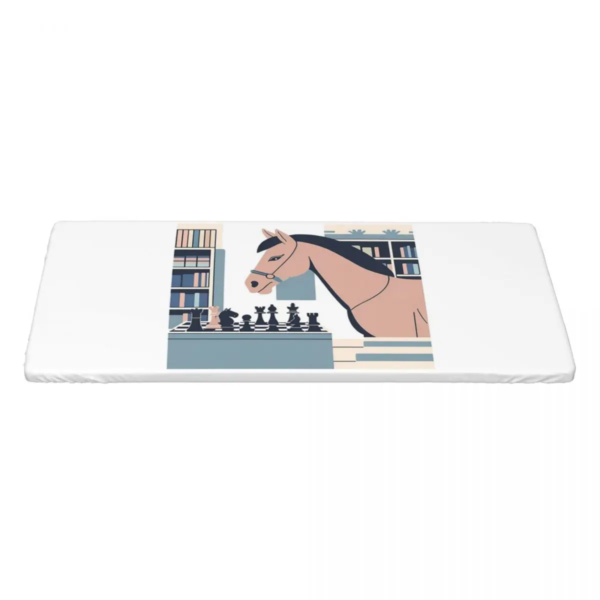 Chess & Horse Customized Rectangular Tablecloth Waterproof Table Cover for Festival Party Decorations Table Cloth