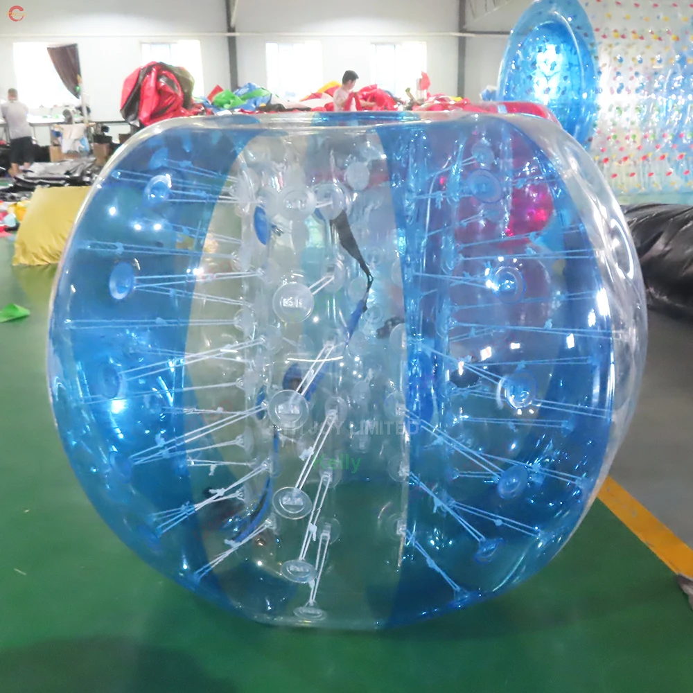 Free Shipping 1.2m/1.5m Dia Inflatable Bubble Ball 10pcs Soccer Bumper Balls With 1 Air Pump For Sale