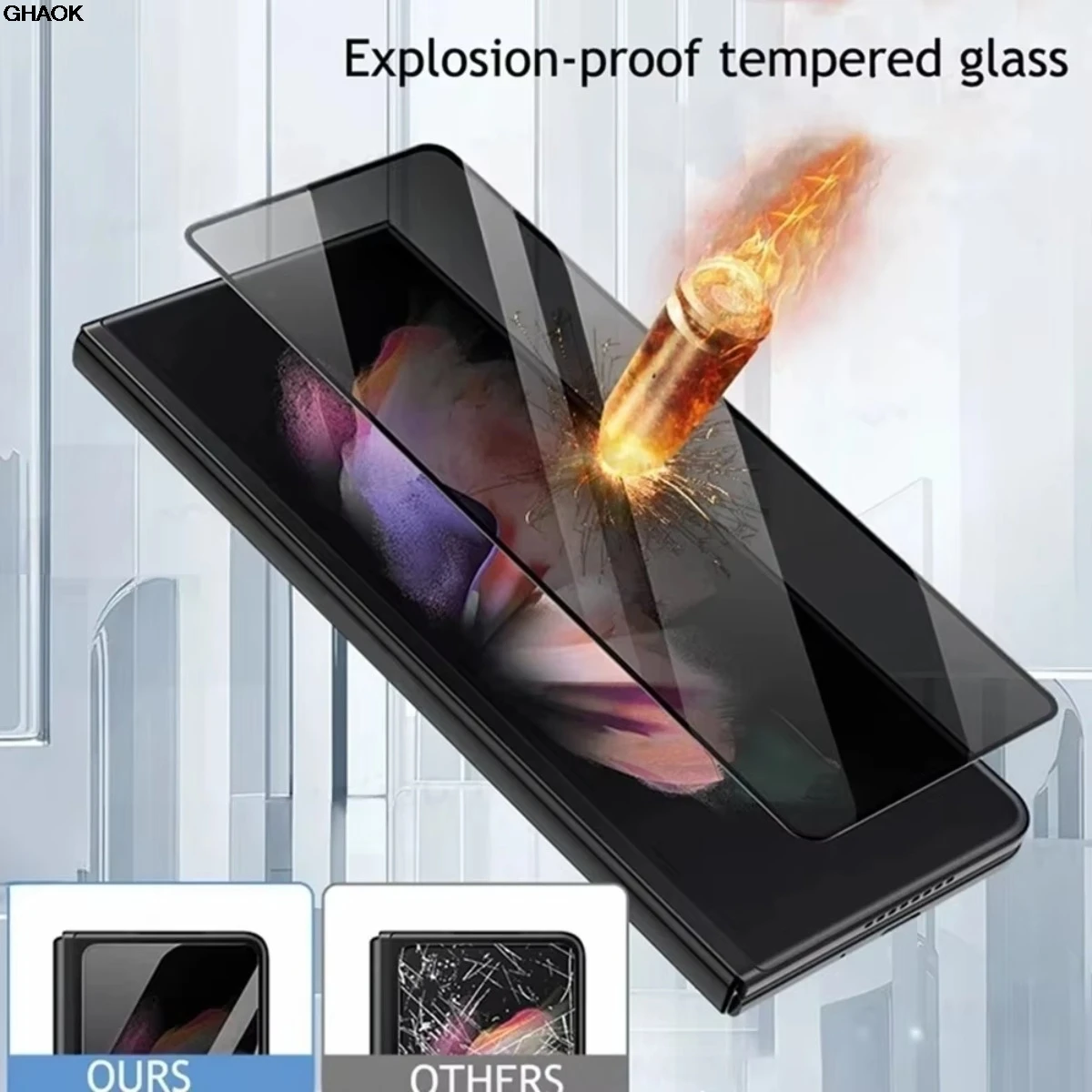 ZFold 7 Privacy Anti-spy Tempered Glass For Samsung Galaxy Z Fold 7 6 5 4 3 Screen Protector Film For Samsung Z Fold 6 Glass