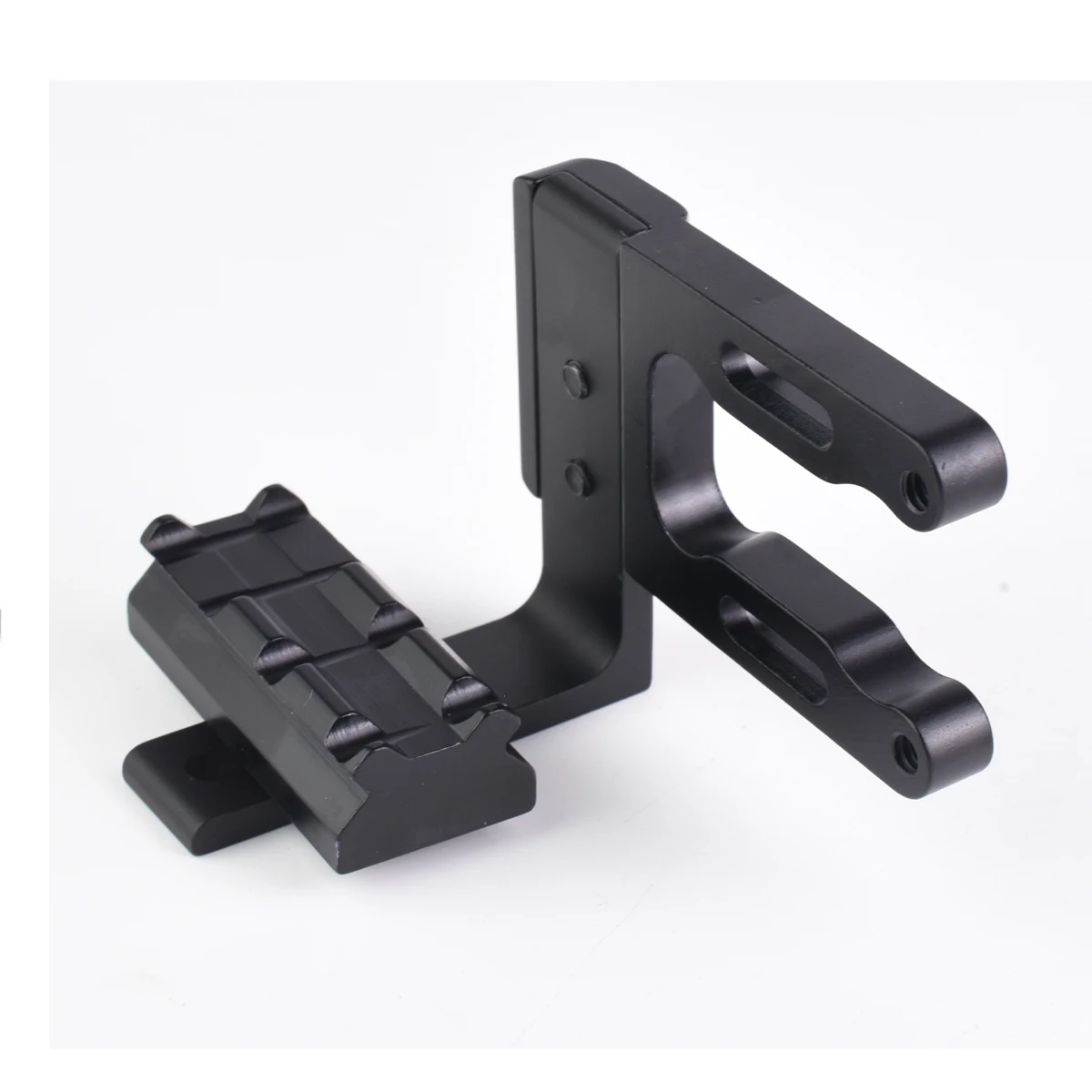 Speelgoedlaser boog en pijl beugel aluminiumlegering metalen beugelbasis, speelgoedvizierbasis