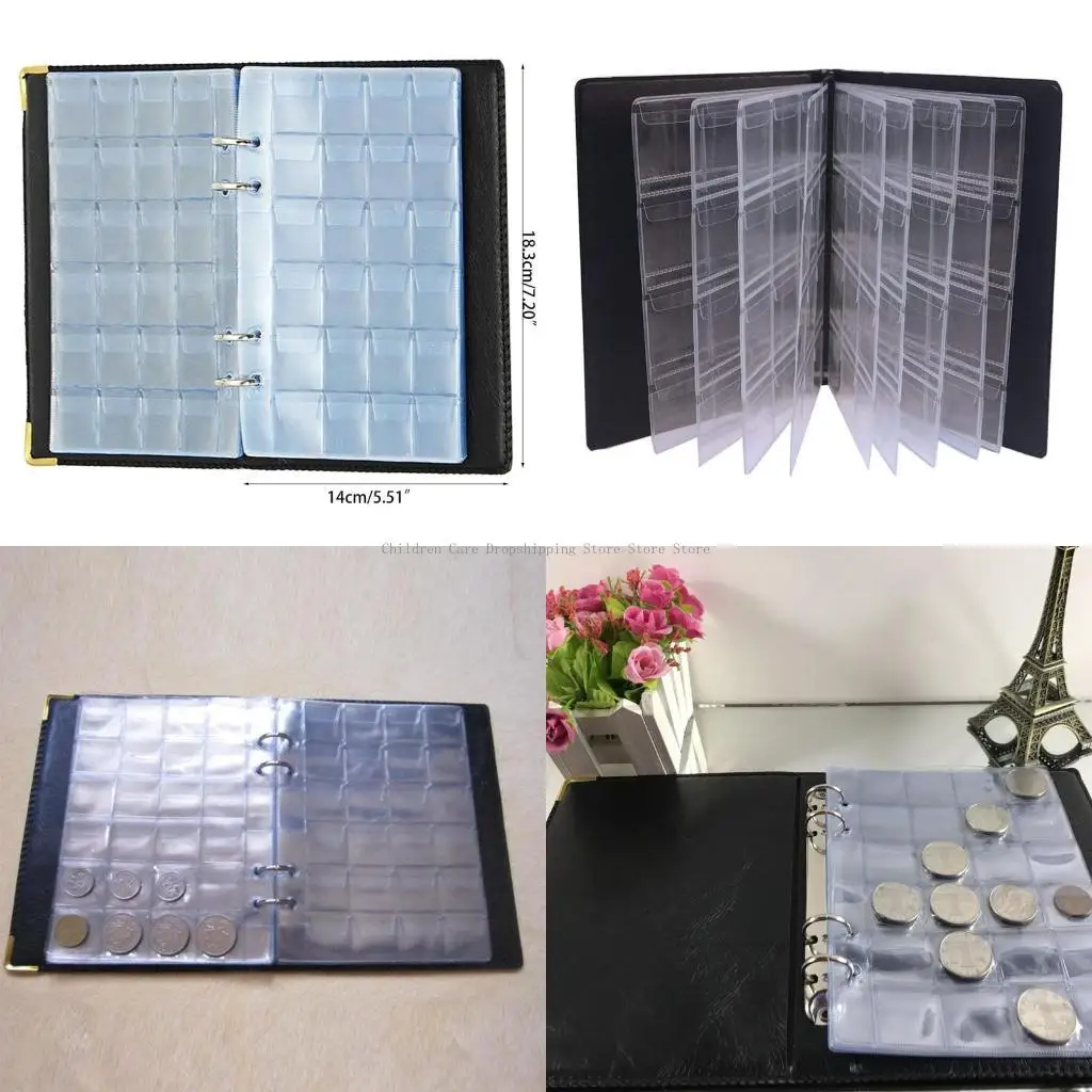 

Практические монеты организатор альбома для корпуса для карманов W/ 480 для Professional Col