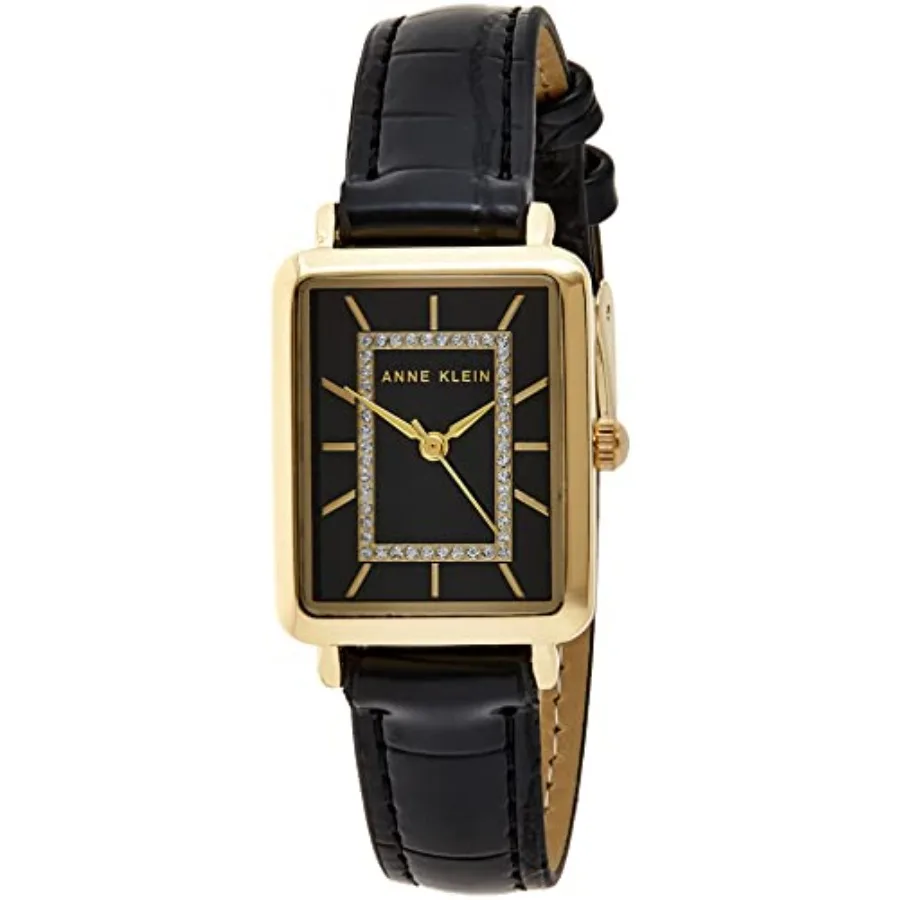 

Women's Glitter Accented Croco-Grain Strap Watch, AK/3820