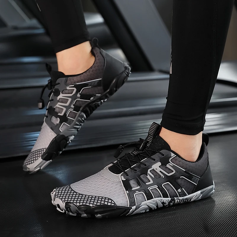 Aqua sapatos para mulheres homens descalços sapatos de água antiderrapante de secagem rápida ao ar livre praia upstream wading sapato de natação tênis unisex