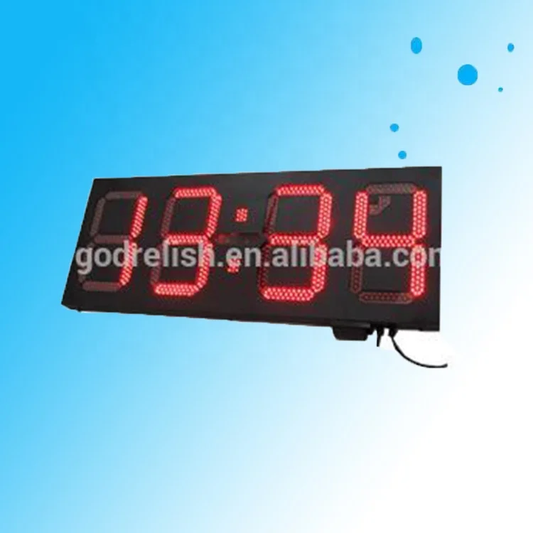 

Time and Temperature Display Board Multifunction Godrelish outdoor Led Clock Timer