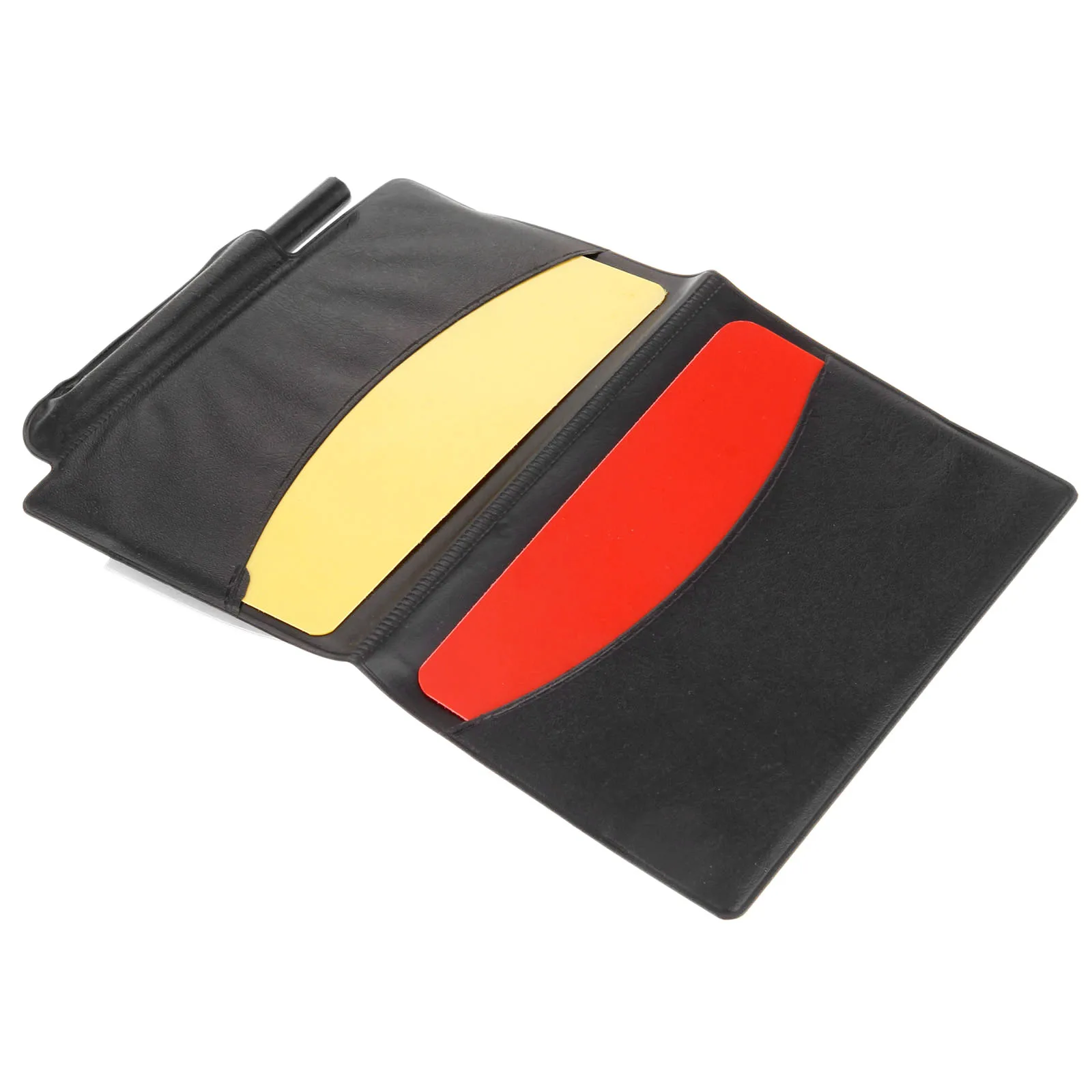 Sports Team Soccer Referee Red and Yellow Card with Holster Notebook Pencil Official Football Match Players Coach Recording Foul