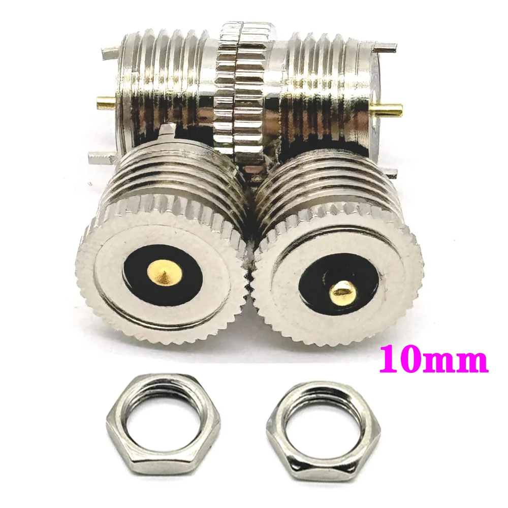 

2A With Nuts 10mm high Current Magnet Suction Spring Pogo Pin Connector Male Female Probe DC Power Charging Magnetic Connector