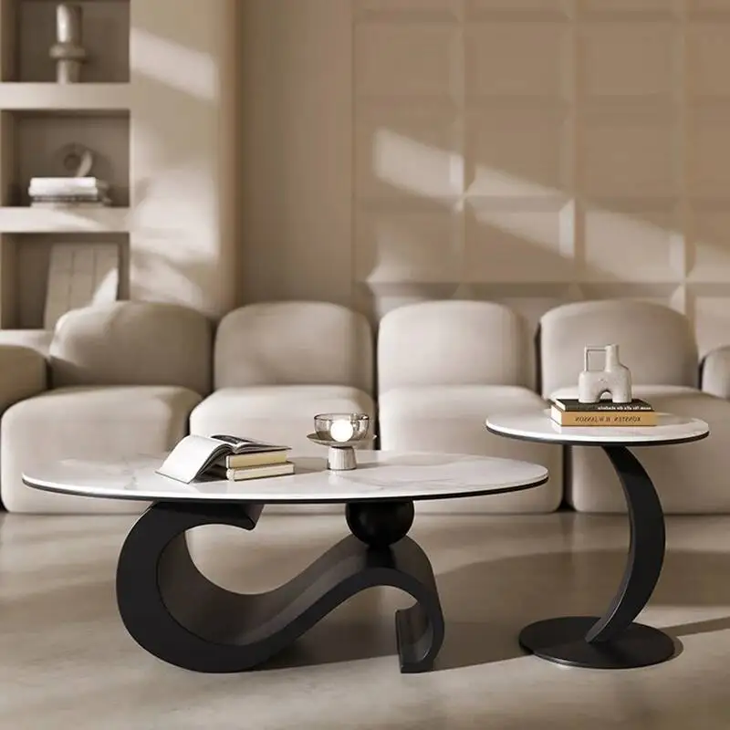 Europäischer eleganter Couchtisch, einfacher Stil, Persönlichkeitsdesign, Beistelltisch, Boho-Dekoration, Tisch, Wohnzimmer, Wohnzimmermöbel
