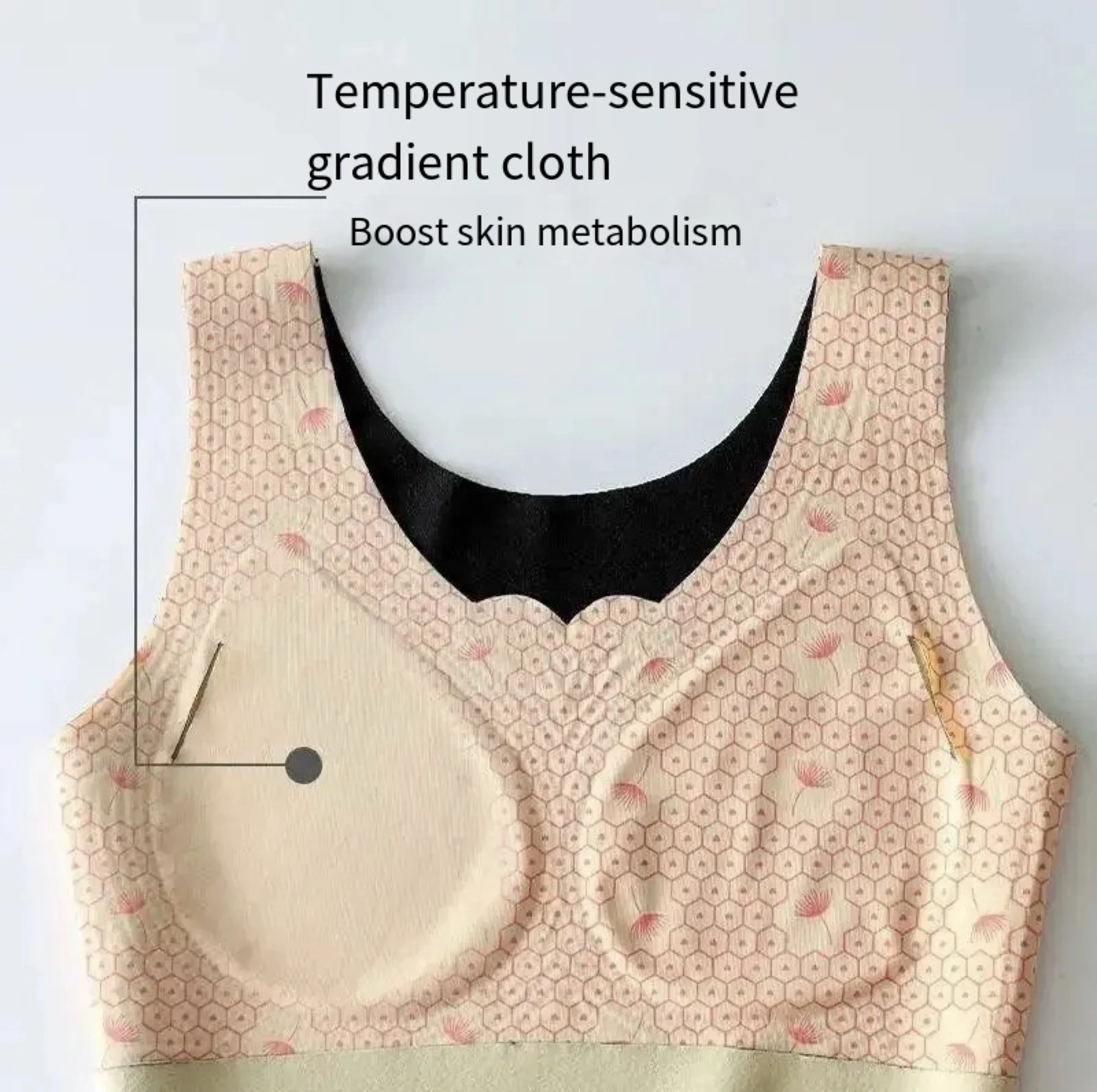 1pcs Woman Thermal Underwear Thermo Lingerie Autumn Winter Soft Warm Top Wear Thermo Vest Undershirt With Bra Padded