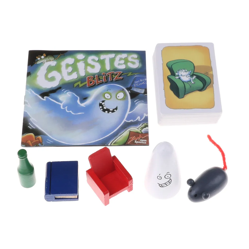 Neue, sehr beliebte Familielarty-Indoor-Spiele Geistes Blitz 1, 2, 3, 4, Ghost Geistesblitz 5 Vor 12 Spooky Doo Brettspiel