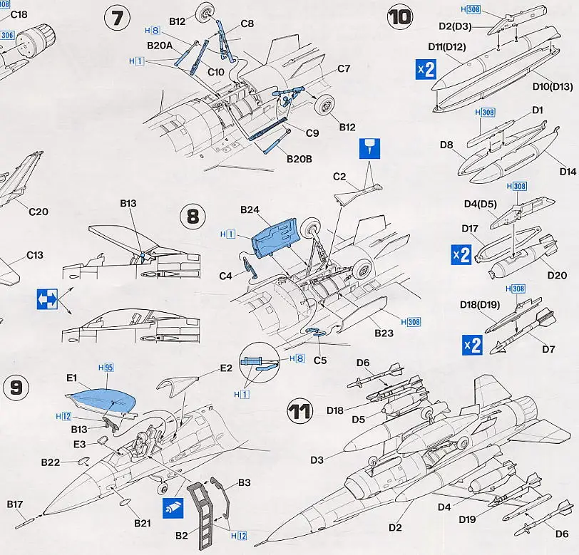 Hasegawa 00231 Static Assembled Model Toy 1/72 Scale For American F-16A Plus Fighting Falcon Fighter Model Kit