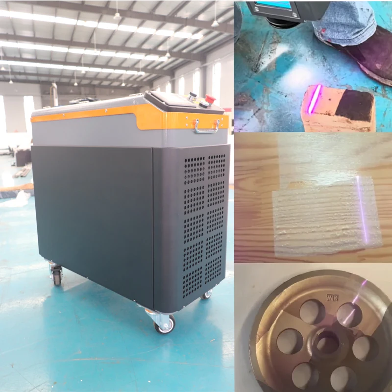 

Portable 100W 200W 300W 500W 1000W Pulse Fiber Laser Cleaning Rust Removal Tool Laser Cleaner Machine For Metal Rust Oil Paint
