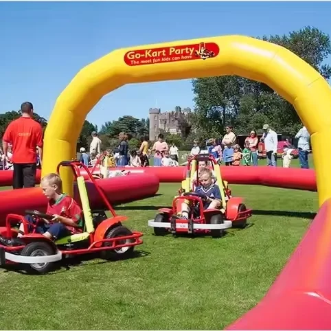 Playground Amusement Park School Outdoor Inflatable Racing Track