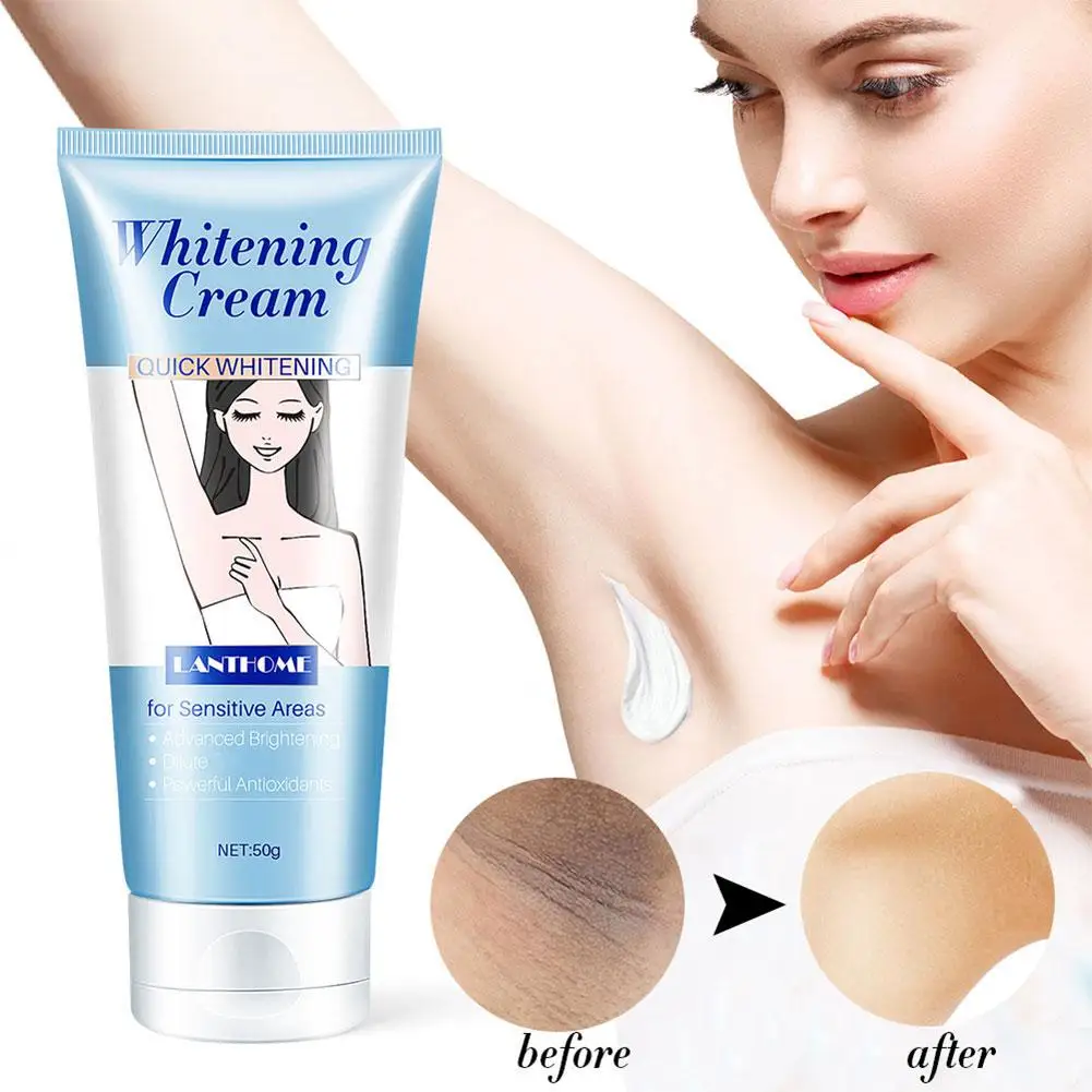 50g Lanthome Body Axillary Whitening Cream Cream Concealer Refreshing Beauty Delicate Brightening Cream Body Skin X6W2