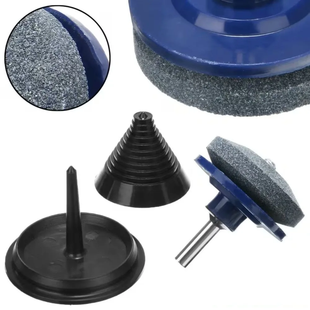 Drill Sharpening Grinding Cuts Sharpener Stone Grinding Drill Grinding Lawn Mower Sharpener Universal Garden Grinding Tool