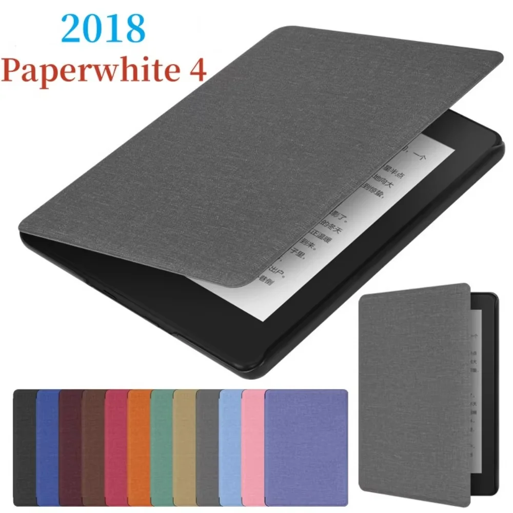 Protective Shell Ultra Slim For Kindle Paperwhite 10th Smart Cover For Paperwhite 4 2018 Released Model No. PQ94WIF Folio Case