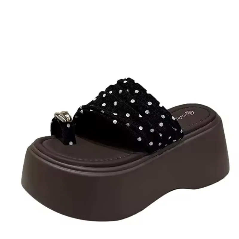 

Women Beach Slippers New Summer Open Toe Sandals Non Slip Casual Outdoor Flip-flops High Platform Footwear Sandalias Zapatillas