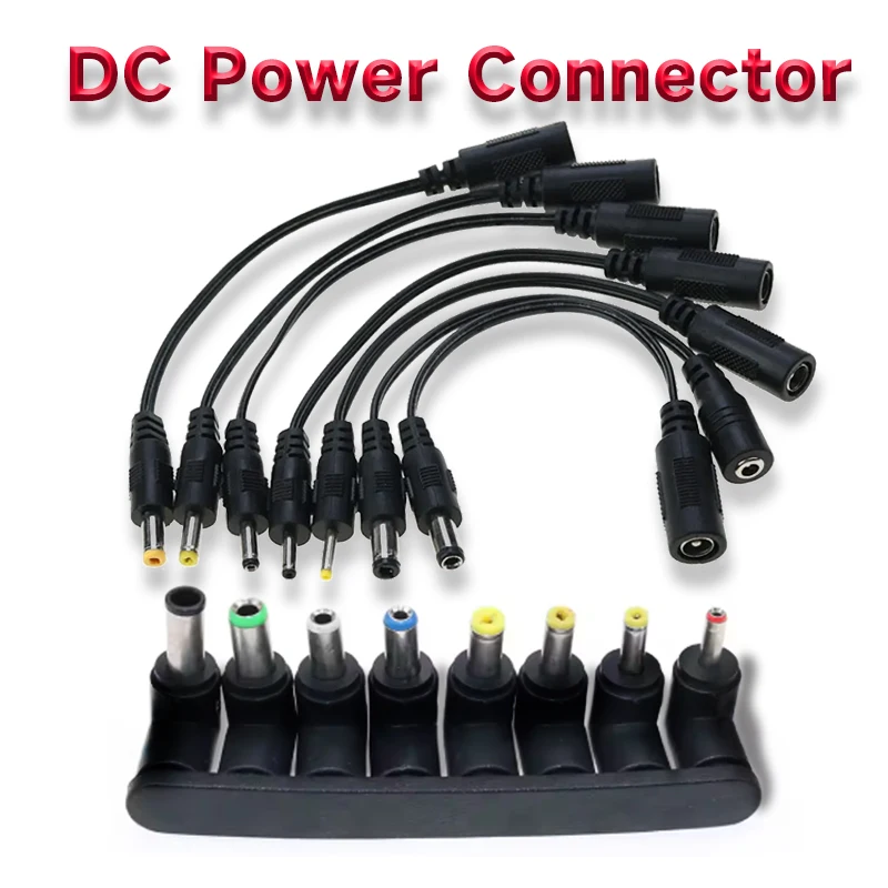 

DC Cable 5.5x2.1mm Female Connector to Male Plug 5.5*2.5mm 3.5x1.35mm 4.0*1.7mm 4.8 2.5 0.7 Cable De Alimentación with Connector