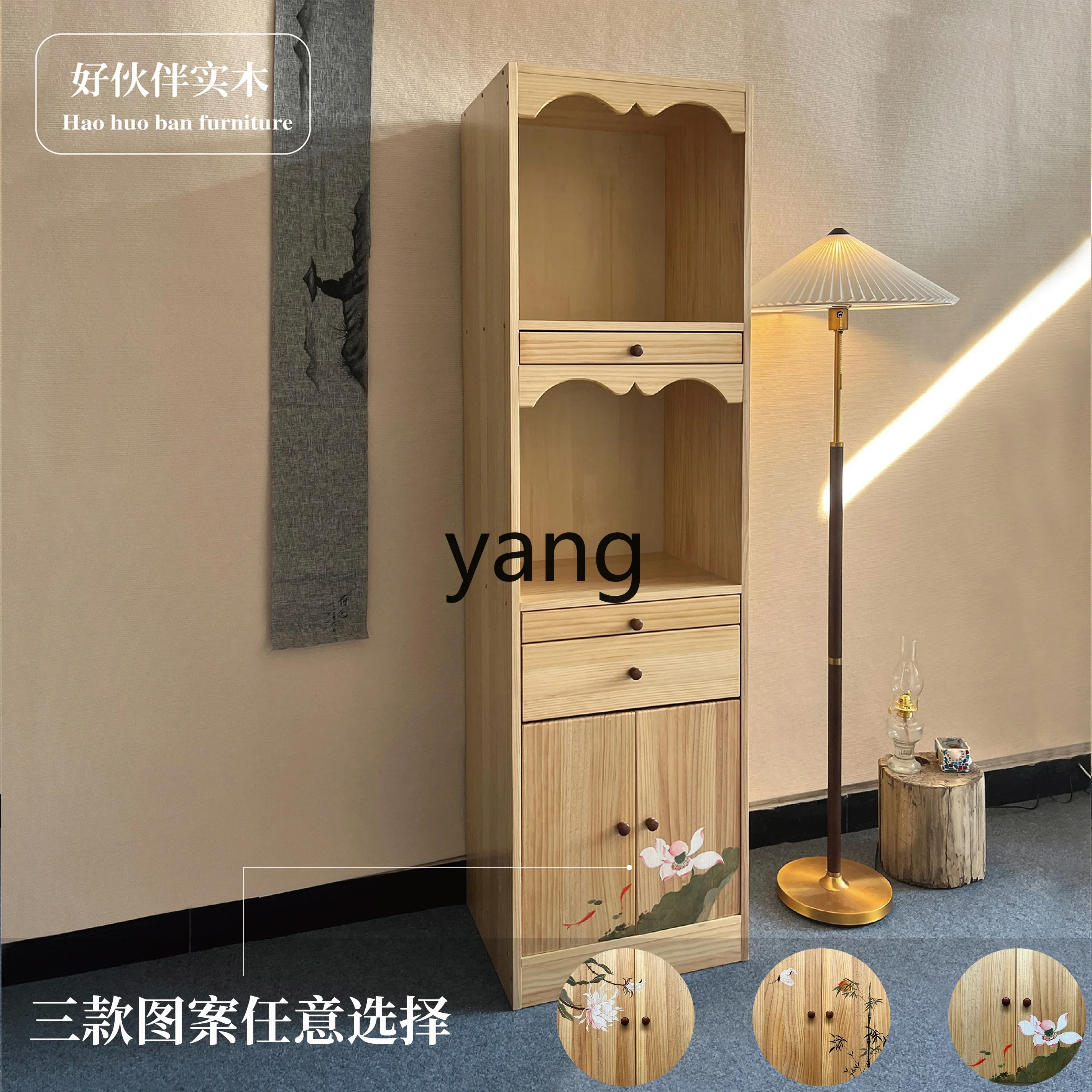 CX Simple Solid Wood Three-Layer Buddha Niche Altar Altar New Chinese Household Buddha Cabinet