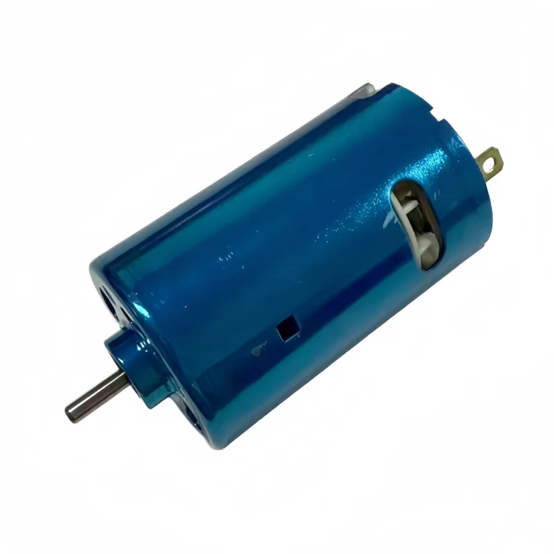 Blue Shell RS550 High Speed Strong Magnetic Motor with Fan for Ship Model, Maximum Speed 30000RPM