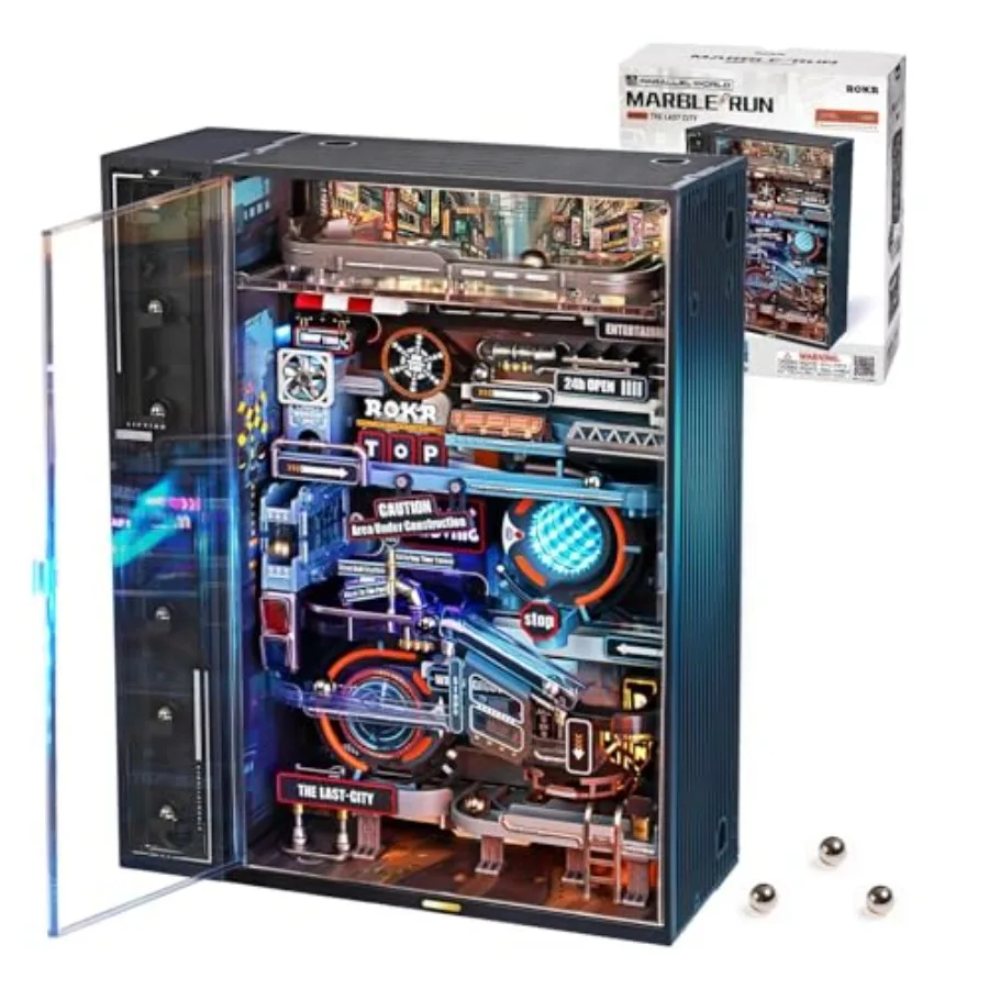 

Marble Run Model Building Kit, 3D Puzzles for Adults, DIY Miniature Kit, Ideal Gift for Men and Women