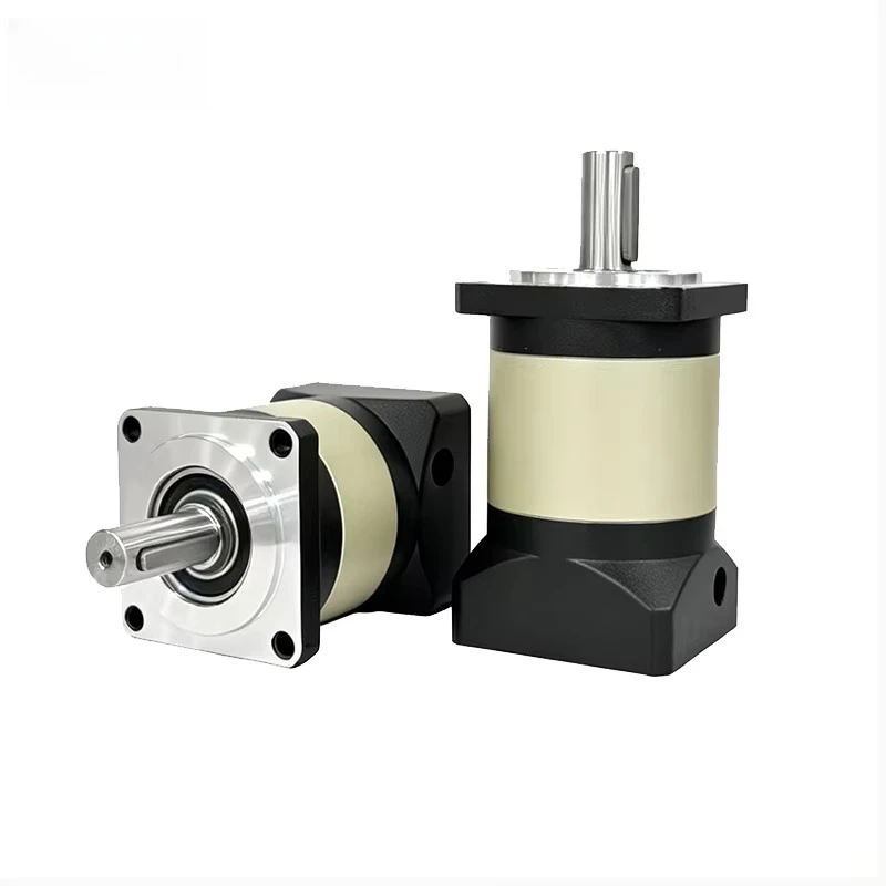 AF60 Precision Helical Planetary Reducer for CNC Equipment Compatible NEMA23 NEMA24 NEMA32 NEMA42 Stepper & 400W Servo Motor